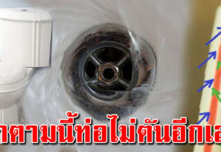 ง่ายนิดเดียว ท่อน้ำตัน ระบายไม่ได้ มีกลิ่นโชยออกมา แค่ทำแบบนี่ก็หาย