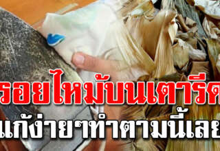 วิธีแก้เตารีดเป็นคราบ เสื้อใหม่เป็นรอย ทำง่ายนิดเดียว